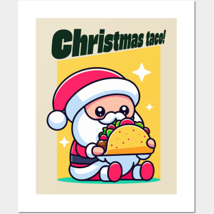 Christmas taco Posters and Art